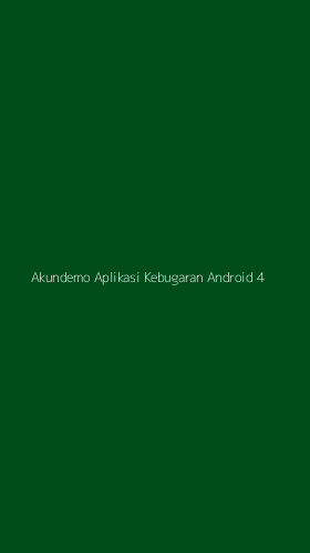 Tampilan Antarmuka Aplikasi Akundemo Aplikasi Kebugaran Android - 4