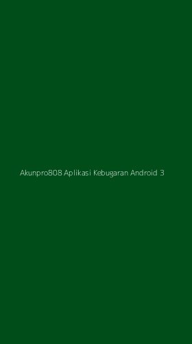 Tampilan Antarmuka Aplikasi Akunpro808 Aplikasi Kebugaran Android - 3