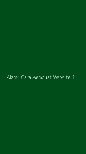 Tampilan Antarmuka Aplikasi Alam4 Cara Membuat Website - 4