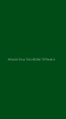 Tampilan Antarmuka Aplikasi Alfaslot Situs Toto 4d Bet 10 Perak - 4