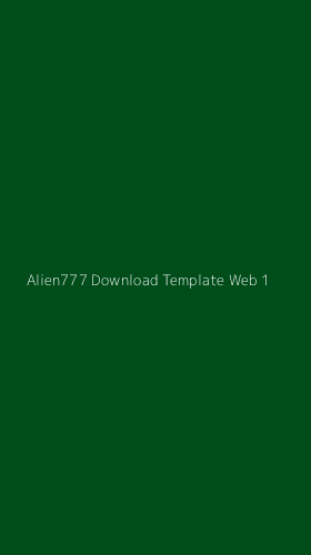 Tampilan Antarmuka Aplikasi Alien777 Download Template Web - 1