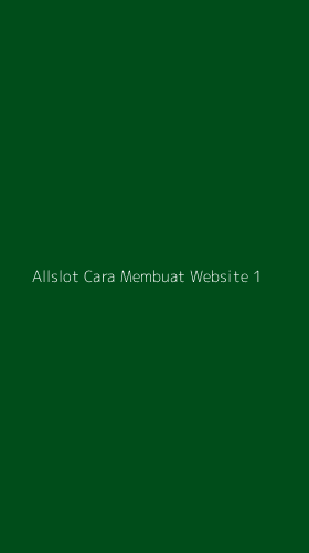 Tampilan Antarmuka Aplikasi Allslot Cara Membuat Website - 1