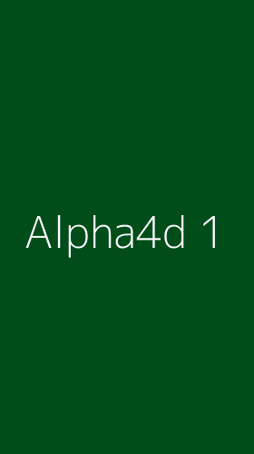 Tampilan Antarmuka Aplikasi Alpha4d - 1