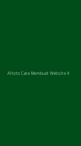 Tampilan Antarmuka Aplikasi Altoto Cara Membuat Website - 4