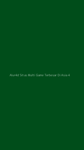 Tampilan Antarmuka Aplikasi Alur4d Situs Multi Game Terbesar Di Asia - 4