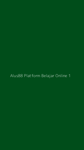 Tampilan Antarmuka Aplikasi Alus88 Platform Belajar Online - 1