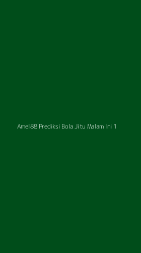 Tampilan Antarmuka Aplikasi Amel88 Prediksi Bola Jitu Malam Ini - 1