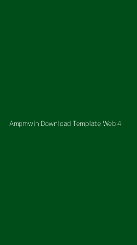 Tampilan Antarmuka Aplikasi Ampmwin Download Template Web - 4