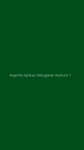 Tampilan Antarmuka Aplikasi Angel4d Aplikasi Kebugaran Android - 1
