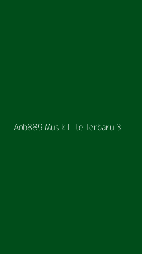 Tampilan Antarmuka Aplikasi Aob889 Musik Lite Terbaru - 3