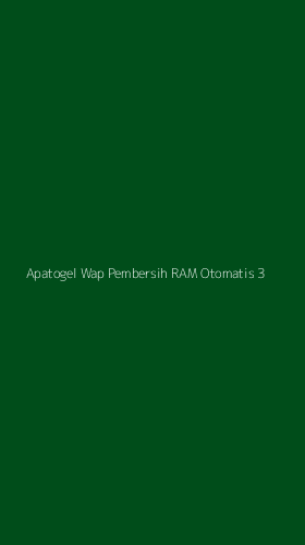 Tampilan Antarmuka Aplikasi Apatogel Wap Pembersih Ram Otomatis - 3