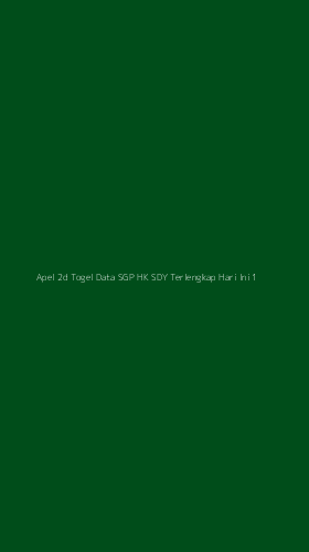 Tampilan Antarmuka Aplikasi Apel 2d Togel Data Sgp Hk Sdy Terlengkap Hari Ini - 1