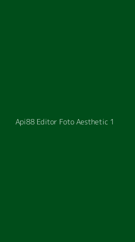 Tampilan Antarmuka Aplikasi Api88 Editor Foto Aesthetic - 1