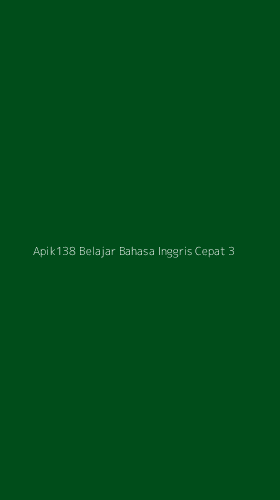 Tampilan Antarmuka Aplikasi Apik138 Belajar Bahasa Inggris Cepat - 3