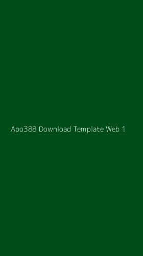 Tampilan Antarmuka Aplikasi Apo388 Download Template Web - 1