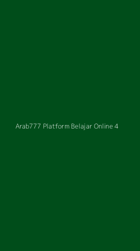 Tampilan Antarmuka Aplikasi Arab777 Platform Belajar Online - 4
