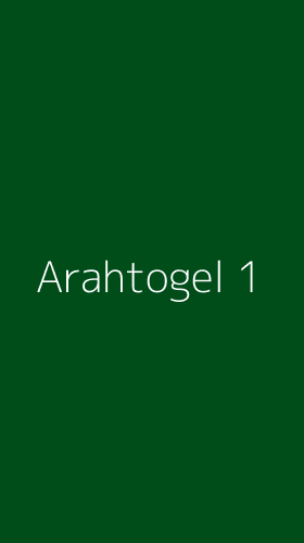 Tampilan Antarmuka Aplikasi Arahtogel - 1
