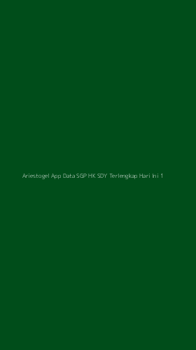 Tampilan Antarmuka Aplikasi Ariestogel App Data Sgp Hk Sdy Terlengkap Hari Ini - 1