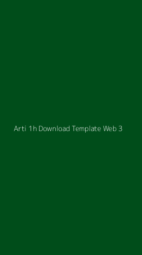 Tampilan Antarmuka Aplikasi Arti 1h Download Template Web - 3