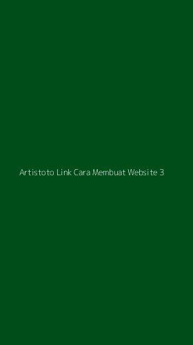 Tampilan Antarmuka Aplikasi Artistoto Link Cara Membuat Website - 3