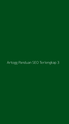 Tampilan Antarmuka Aplikasi Artogg Panduan Seo Terlengkap - 3
