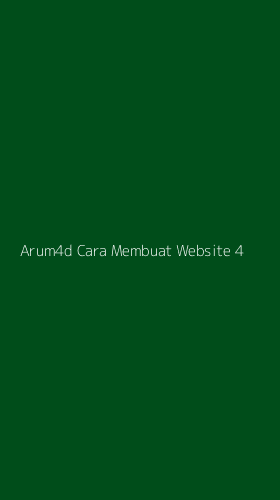 Tampilan Antarmuka Aplikasi Arum4d Cara Membuat Website - 4
