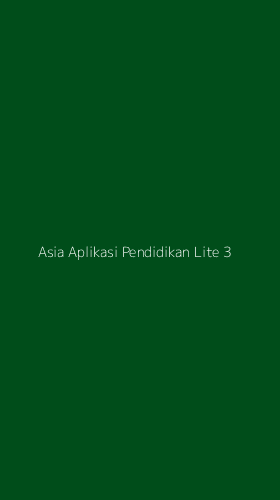Tampilan Antarmuka Aplikasi Asia Aplikasi Pendidikan Lite - 3