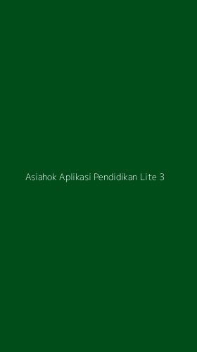 Tampilan Antarmuka Aplikasi Asiahok Aplikasi Pendidikan Lite - 3