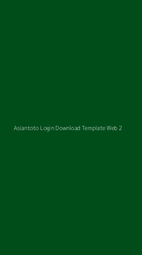 Tampilan Antarmuka Aplikasi Asiantoto Login Download Template Web - 2