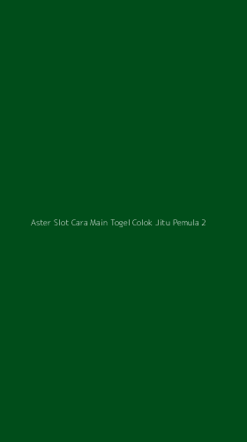 Tampilan Antarmuka Aplikasi Aster Slot Cara Main Togel Colok Jitu Pemula - 2