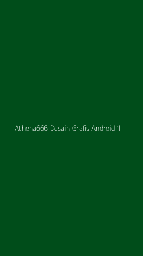 Tampilan Antarmuka Aplikasi Athena666 Desain Grafis Android - 1