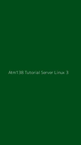 Tampilan Antarmuka Aplikasi Atm138 Tutorial Server Linux - 3