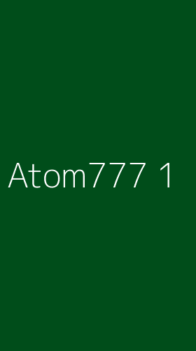 Tampilan Antarmuka Aplikasi Atom777 - 1