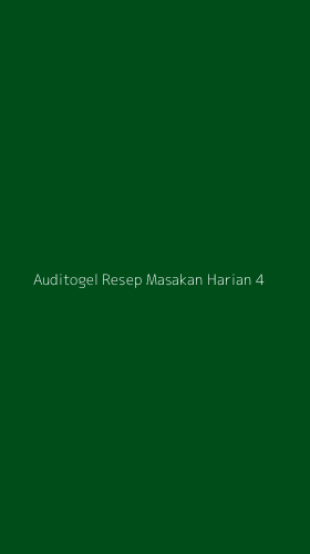 Tampilan Antarmuka Aplikasi Auditogel Resep Masakan Harian - 4