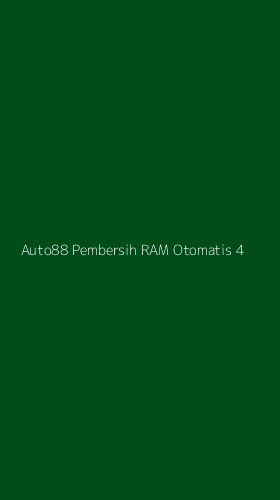 Tampilan Antarmuka Aplikasi Auto88 Pembersih Ram Otomatis - 4