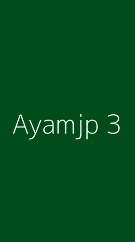 Tampilan Antarmuka Aplikasi Ayamjp - 3