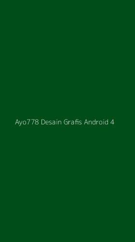 Tampilan Antarmuka Aplikasi Ayo778 Desain Grafis Android - 4