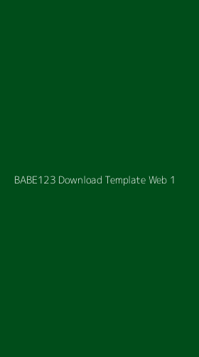 Tampilan Antarmuka Aplikasi Babe123 Download Template Web - 1