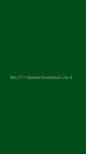 Tampilan Antarmuka Aplikasi Bali777 Aplikasi Pendidikan Lite - 4