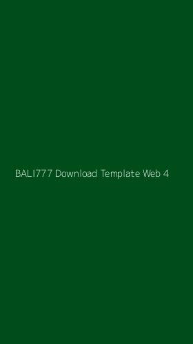 Tampilan Antarmuka Aplikasi Bali777 Download Template Web - 4