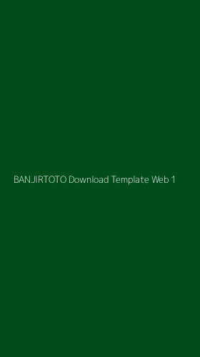 Tampilan Antarmuka Aplikasi Banjirtoto Download Template Web - 1