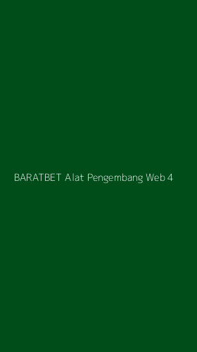 Tampilan Antarmuka Aplikasi Baratbet Alat Pengembang Web - 4