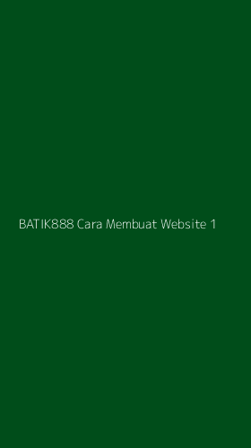 Tampilan Antarmuka Aplikasi Batik888 Cara Membuat Website - 1