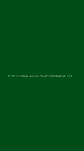 Tampilan Antarmuka Aplikasi Batman4d Login Data Sgp Hk Sdy Terlengkap Hari Ini - 3