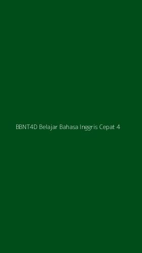 Tampilan Antarmuka Aplikasi Bbnt4d Belajar Bahasa Inggris Cepat - 4