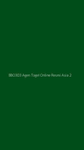 Tampilan Antarmuka Aplikasi Bbo303 Agen Togel Online Resmi Asia - 2