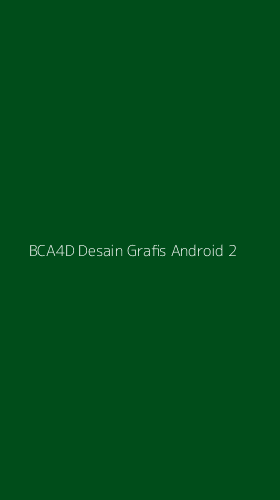 Tampilan Antarmuka Aplikasi Bca4d Desain Grafis Android - 2