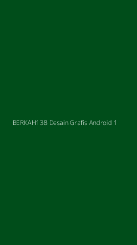 Tampilan Antarmuka Aplikasi Berkah138 Desain Grafis Android - 1