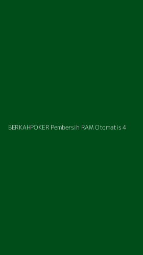 Tampilan Antarmuka Aplikasi Berkahpoker Pembersih Ram Otomatis - 4