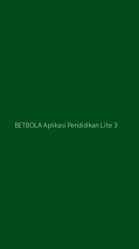 Tampilan Antarmuka Aplikasi Betbola Aplikasi Pendidikan Lite - 3